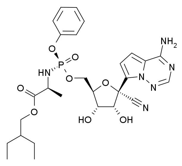 remdesivir(瑞德西韦)结构式